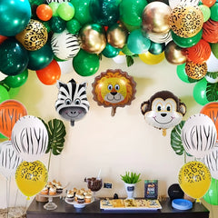 161pcs Wild Jungle Theme Balloon Set Birthday Party Decoration