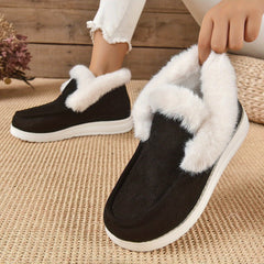 Women's Non-slip Snow Sneakers Warm Thick Bottom Outdoor Shoes