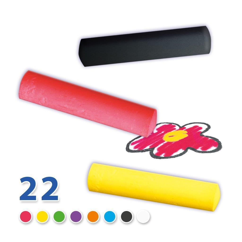Outdoor Chalk Set 22pc Bucket