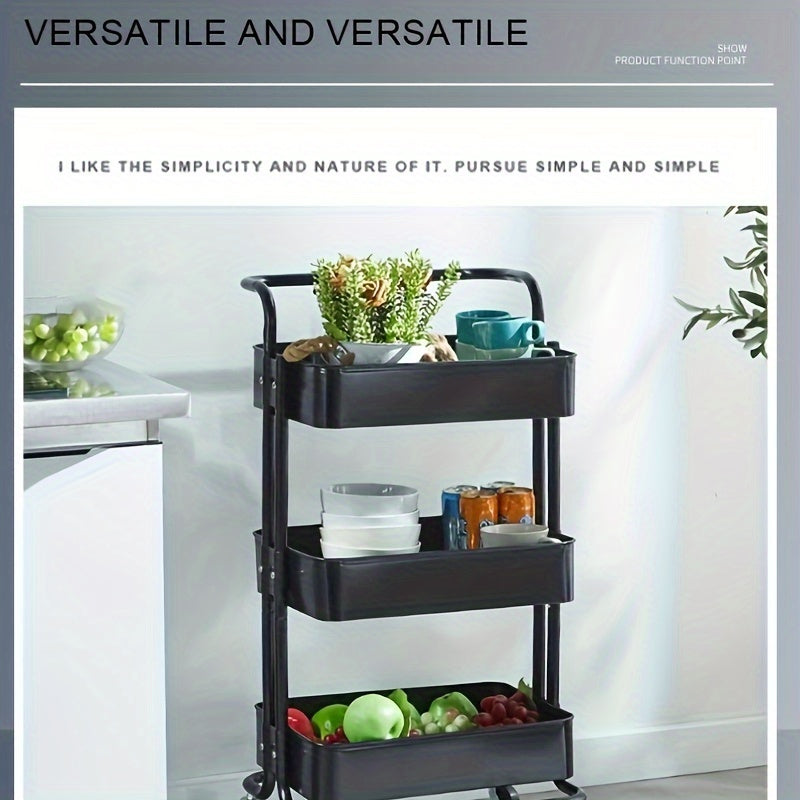 Multi-Tier Kitchen Shelves Beauty Salon Storage Rack