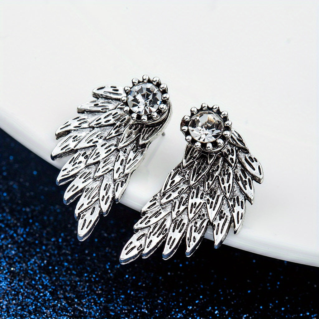 Geometric Star Stud Earrings Retro Unisex Earrings
