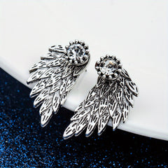 Geometric Star Stud Earrings Retro Unisex Earrings