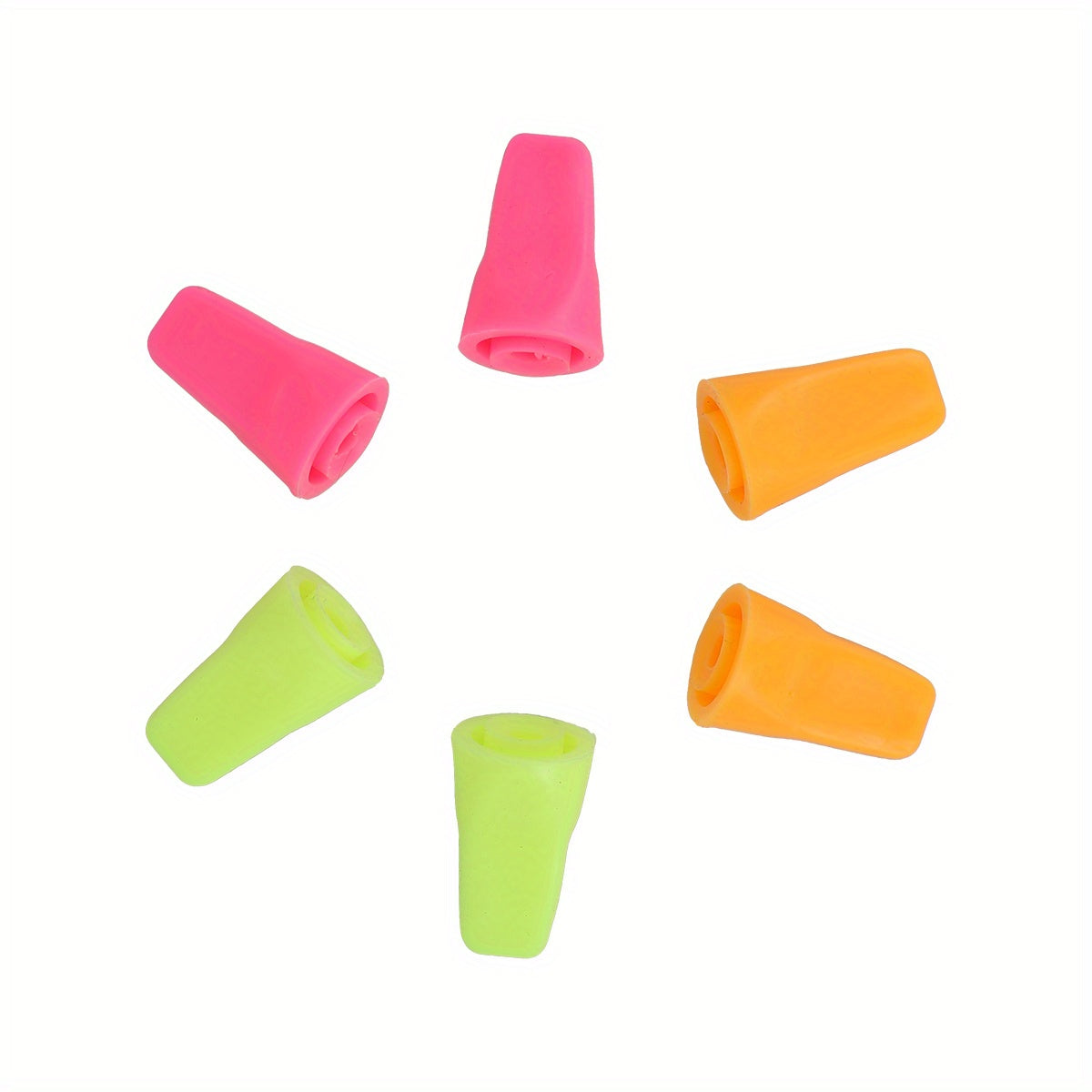 6pcs Colorful Knitting Needle Point Protectors for DIY Art and Sewing