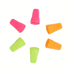 6pcs Colorful Knitting Needle Point Protectors for DIY Art and Sewing