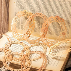 10pcs Lace Border Landscaping Paper for Journal DIY Decorating