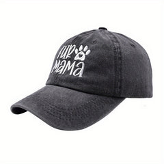 Embroidery Baseball Cap Cartoon Pet Washed Distressed Mom Dad Hats