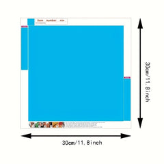 DIY 5D Diamond Painting Set Heart Skull Embroidery Cross Stitch Picture