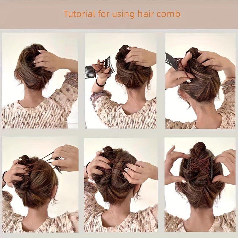 Vintage Double Side Comb Hairdressing Ladies Hair Comb Headdress