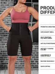  High Rise Abdomen Control Body Shaping Shorts