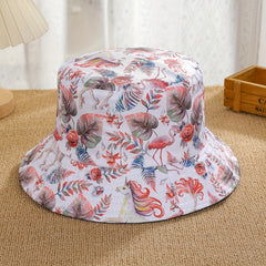 Casual Reversible Bucket Hat Unicorn Print Set Mushroom Hat