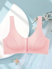  Ditsy Print Front Closure T-shirt Bra