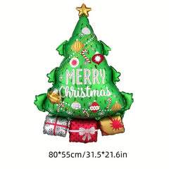 Christmas Foil Balloons Santa Snowman Xmas Decoration