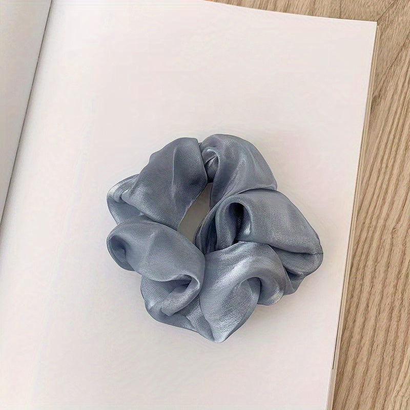 Satin Large Scrunchie Ponytail Hair Tie
