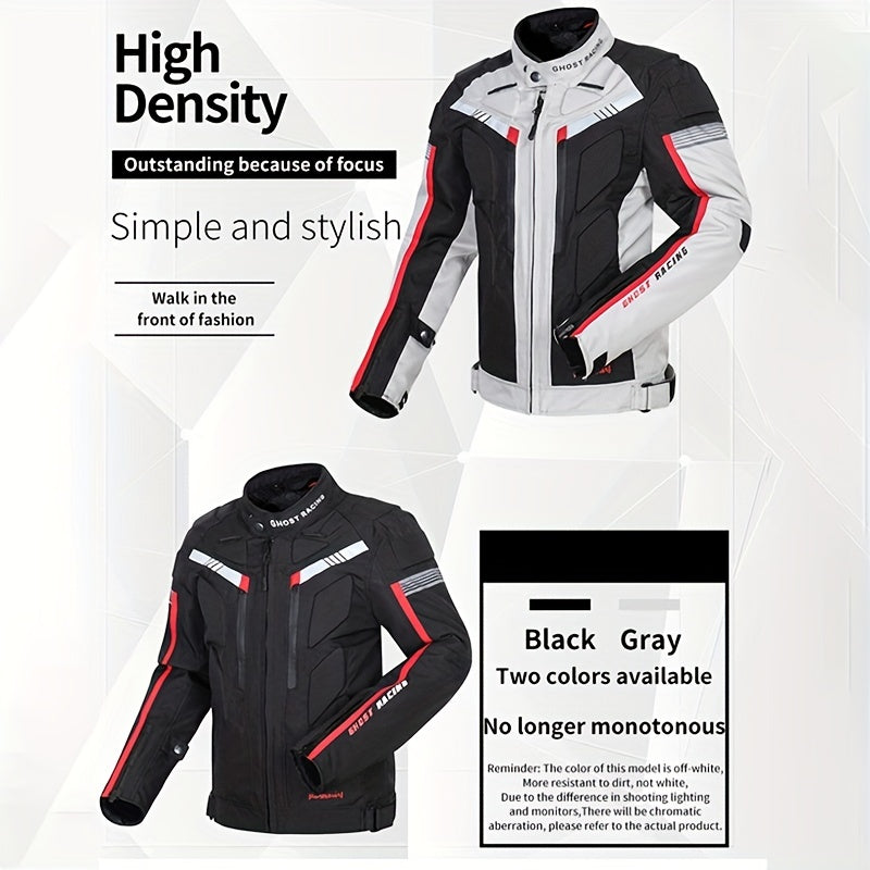 Motorcycle Jacket Motocross Armor Windproof Riding Gear