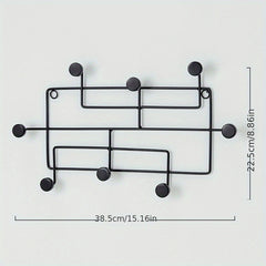 Scandinavian Geometric Metal Wall Hooks