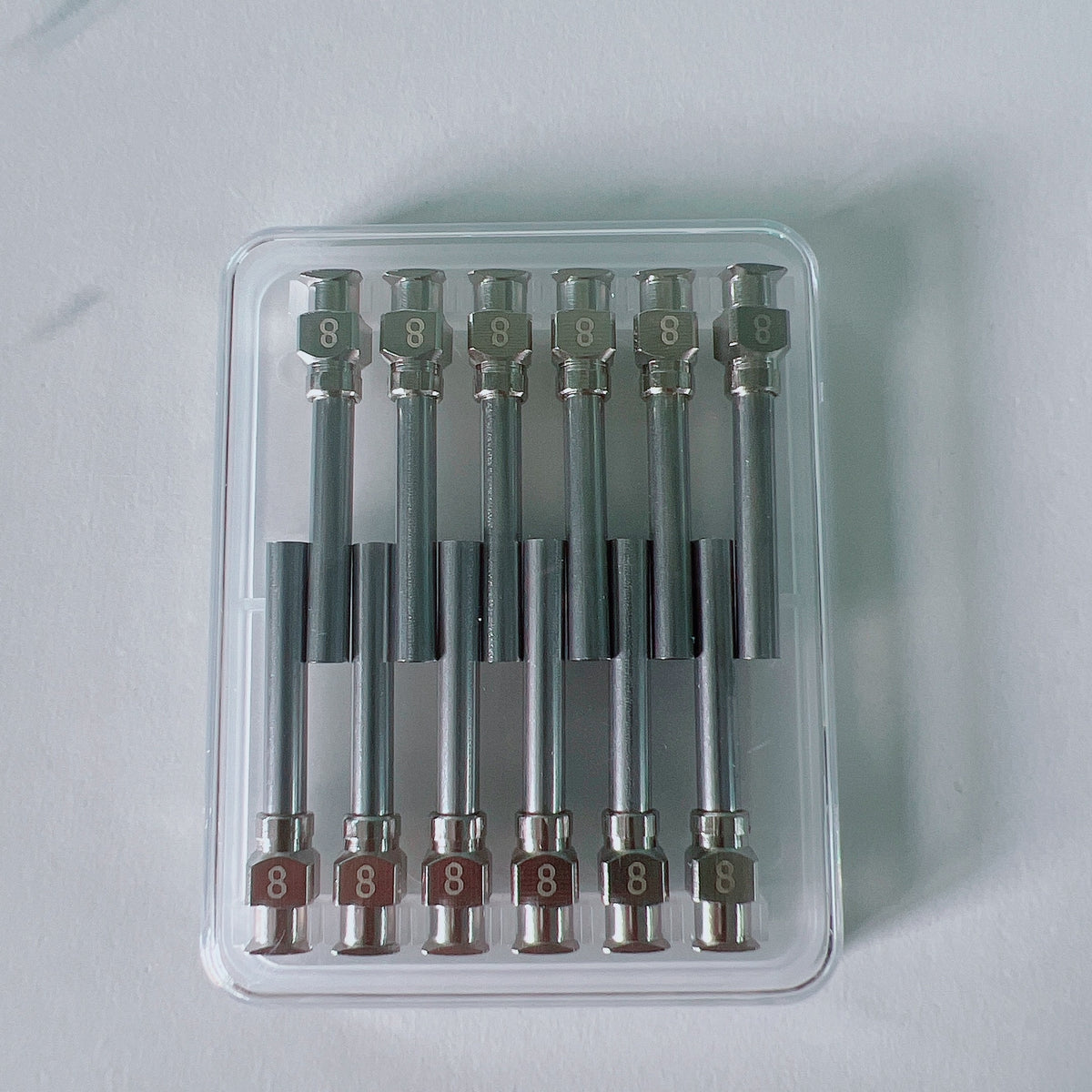 25 Single Tube Stainless Steel Metal Snap Lab Glue Filling Needle