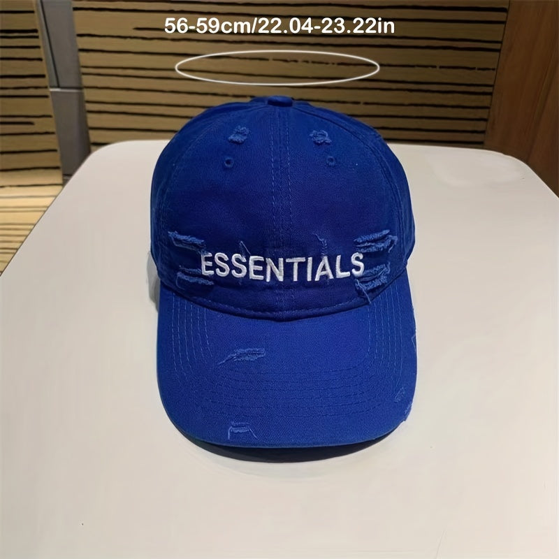 Unisex Sunshade Ripped Baseball Cap Outdoor Sport
