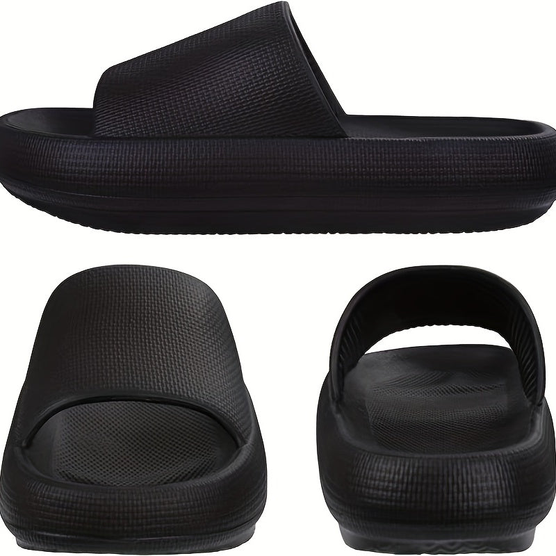 Leopard Print Lightweight Non Slip Open Toe Slides