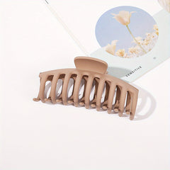 Solid Style Hair Claw Shark Claw PVC Hair Accessories For Women And Girls