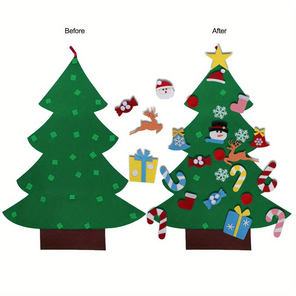 DIY Christmas Tree Felt Toy for Infants & Toddlers