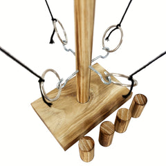 Ring Toss Hook Games with Shot Ladder for 4 People