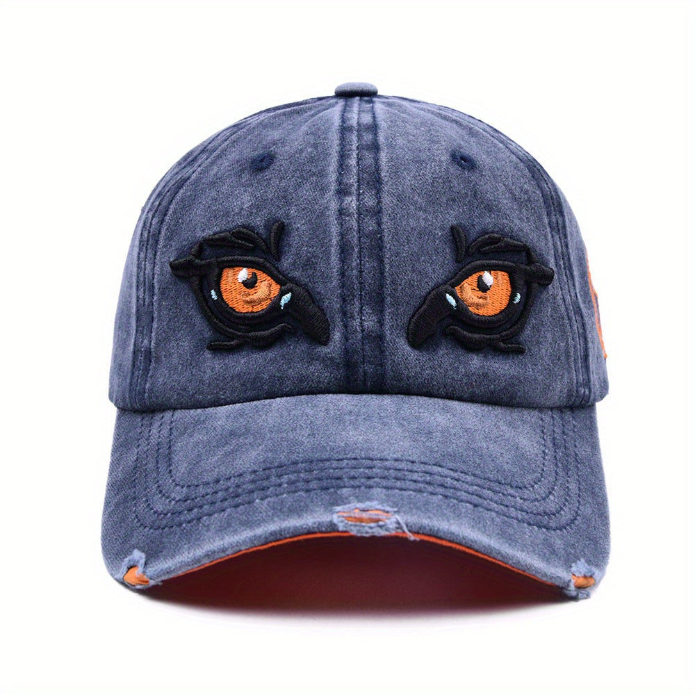Kids' Sunshade Baseball Cap with 3D Eyes for Halloween