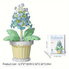 Children's Succulent Flower Building Blocks Toy Set
