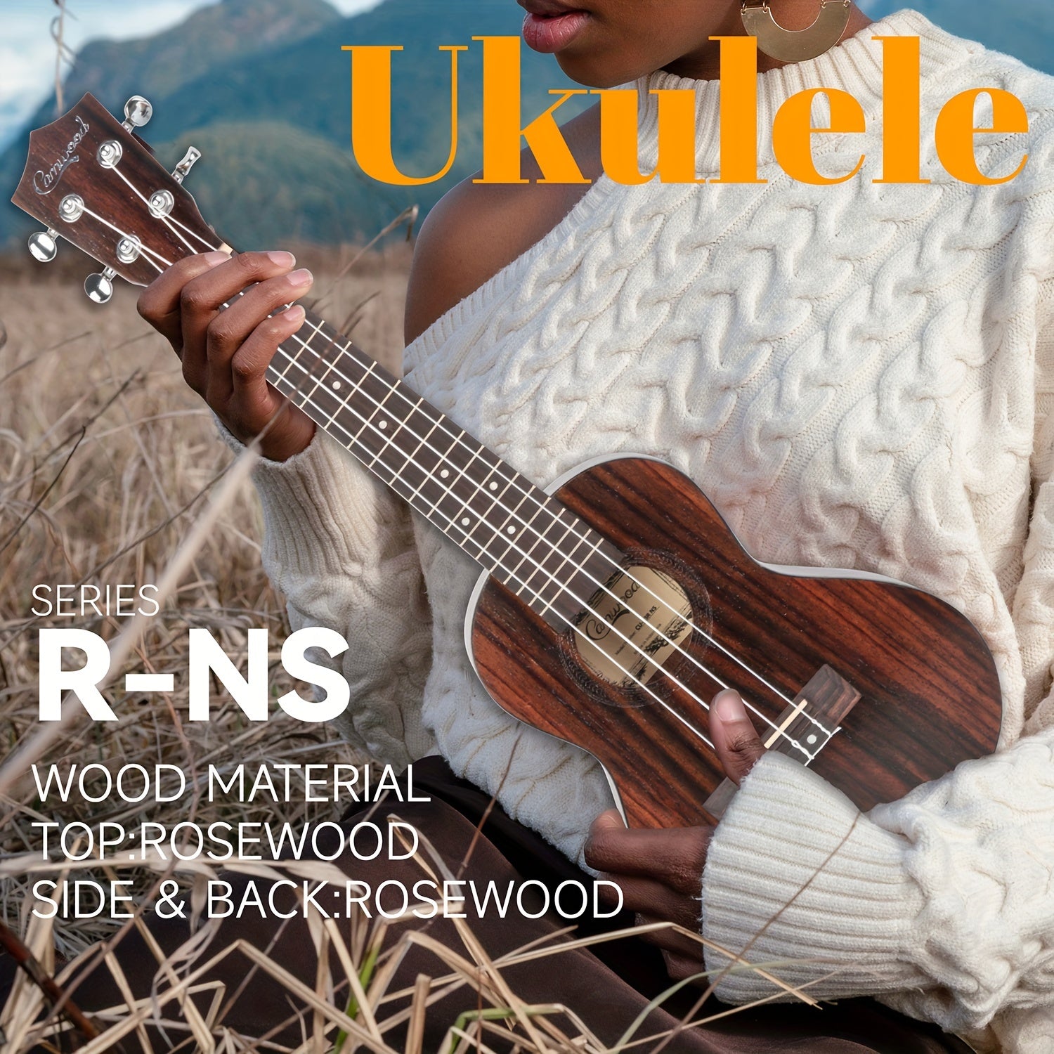Camwood UKULELE Rosewood 21 23 66 04 Cm For Beginners