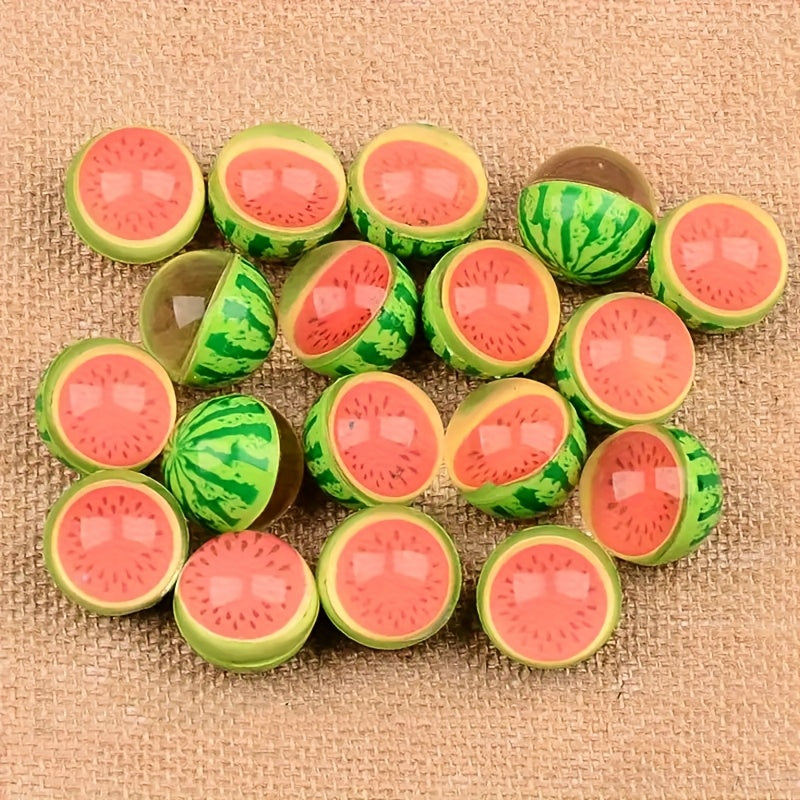 12pcs Watermelon Bouncy Balls for Parties and Events