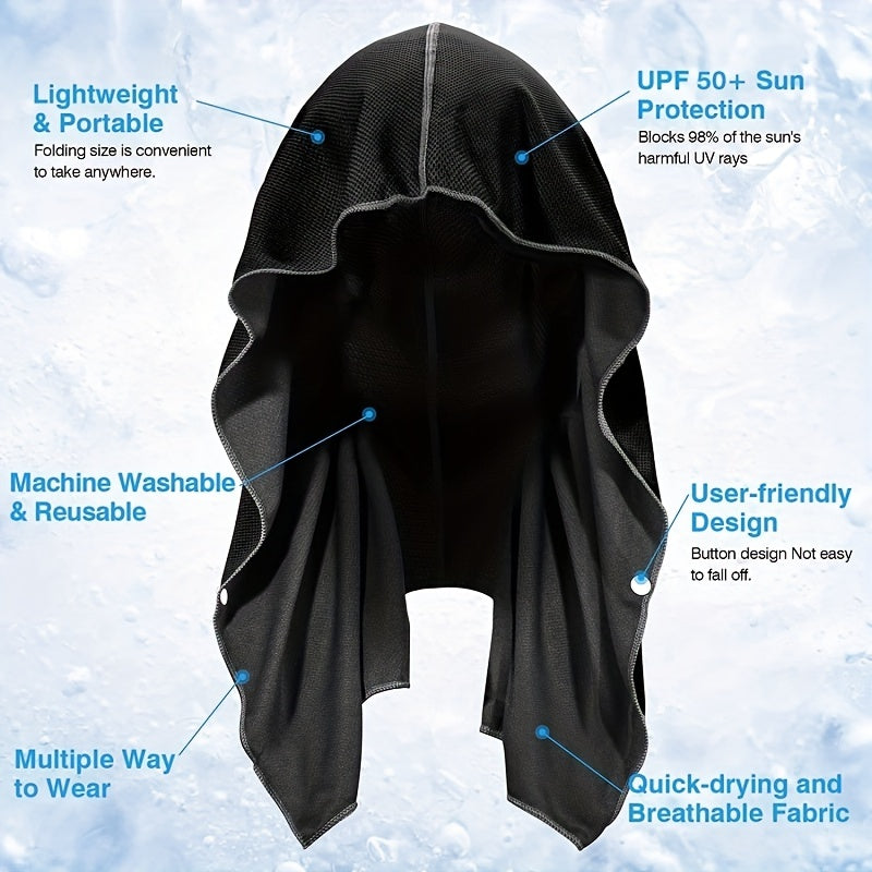Cooling Hooded Towel UV Protection Quick Drying Towel