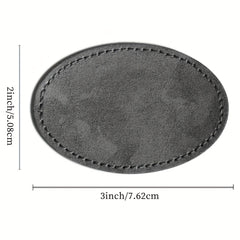 60pcs Adhesive Leather Patches Trucker Hat Iron On DIY Crafts Clothing Jacket