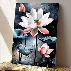 DIY Paint by Numbers Kit for Adults - Lotus Flower