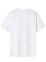 Retro Mountain Motorcycle Print Men's Graphic Crew Neck Tee