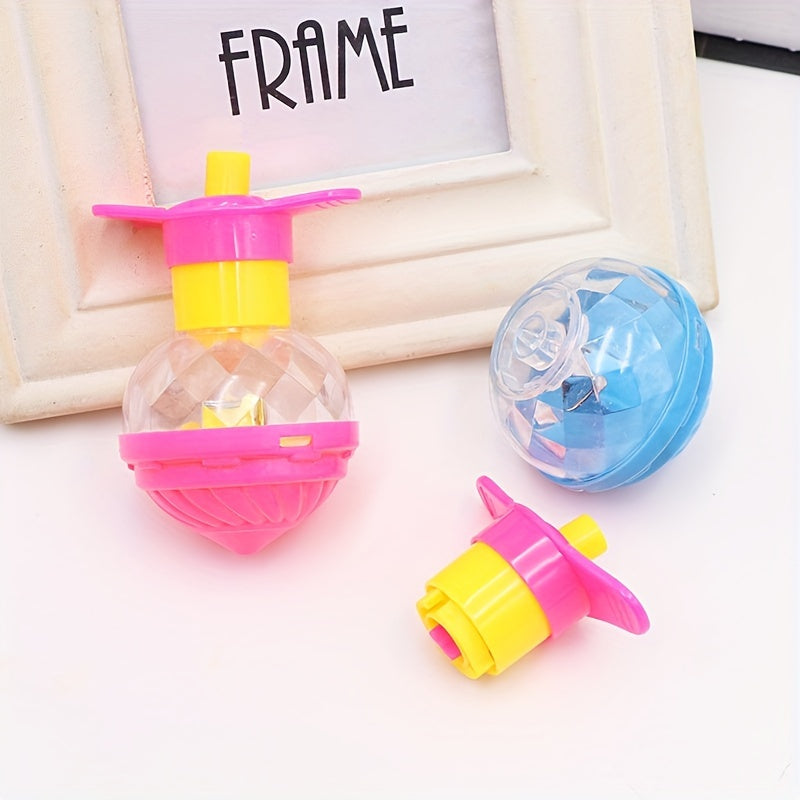 Glow Speed Gyroscope Children's Toy Random Size And Weight