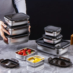Large Rectangular Storage Box Sealed Picnic Takeaway Food Salad Fruit Lunch Box