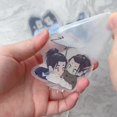 3pcs Idol Souvenir Standing Board Keychain Tabletop Decoration