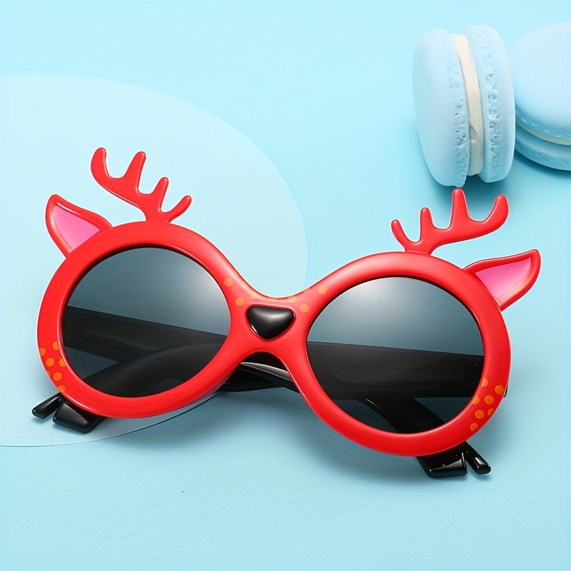 Cartoon Deer Silicone Polarized Sunglasses Sun Protection