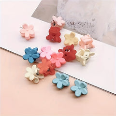 20pcs Pet Head Flowers Crown Hair Clip Dog Cat Hairpins Random Color
