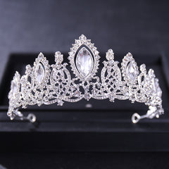 Sparkly Crystal Tiaras Queen Crown for Women Bride Headband