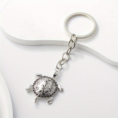 Turtle Keychain Metal Animal Key Ring Purse Bag Backpack Car Charm Gift