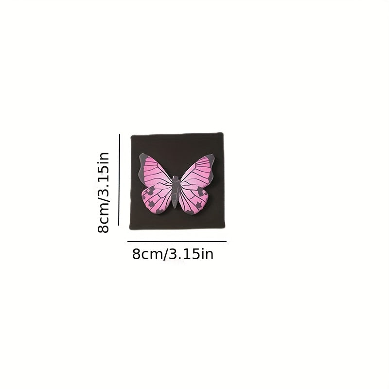 30pcs Butterfly Sticky Notes Cartoon Style For Students Work Note Stickers