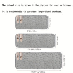 Absorbent Bathroom Mat Memory Foam Washable Bath Rug