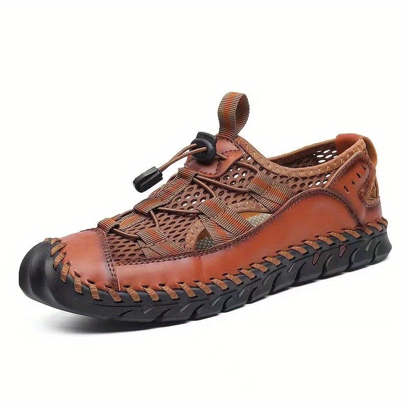 Men's Mesh Sandals With Adjustable Draw String Casual Outdoor Shoes