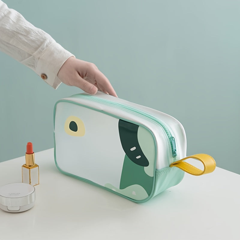 Travel Toiletry Bag Zipper Makeup Brush Holder