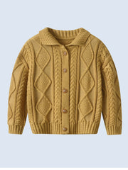 Baby Cardigan Knitted Sweater for Daily Outings Spring and Autumn