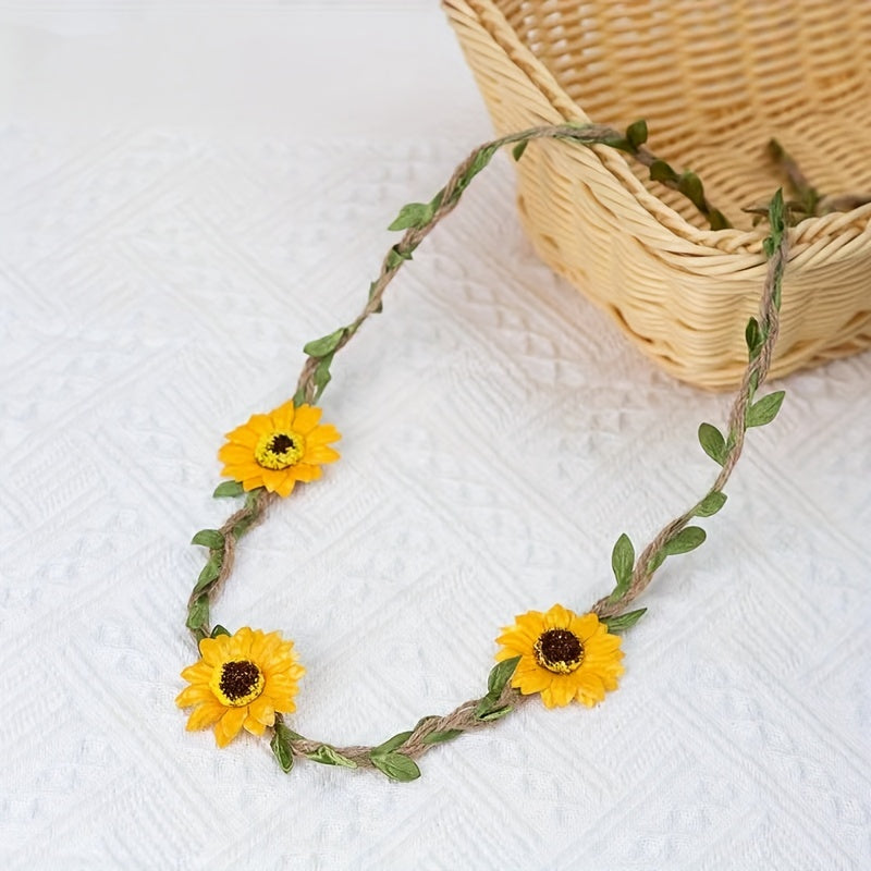 Sunflower Boho Curtain Tieback - Adjustment and Stylish