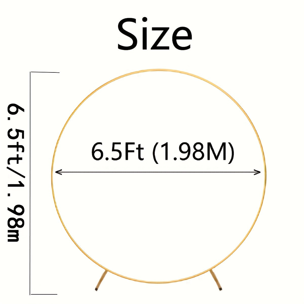 87pcs Round Backdrop Balloon Stand Metal Circle Wedding Arch Backdrop Stand