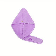 Quick Drying Microfiber Hair Towel with Button