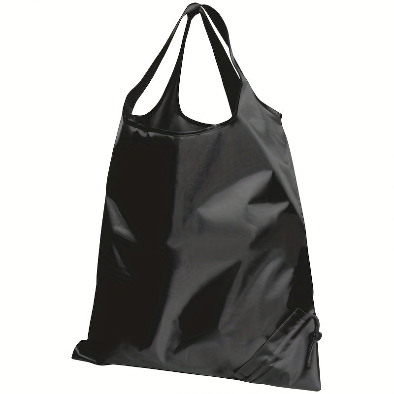 Foldable Drawstring Shopping Bag Reusable Grocery Shoulder Bag