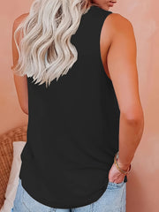 Cartoon Bear Print Tank Top Women's Summer Sleeveless Casual Tee